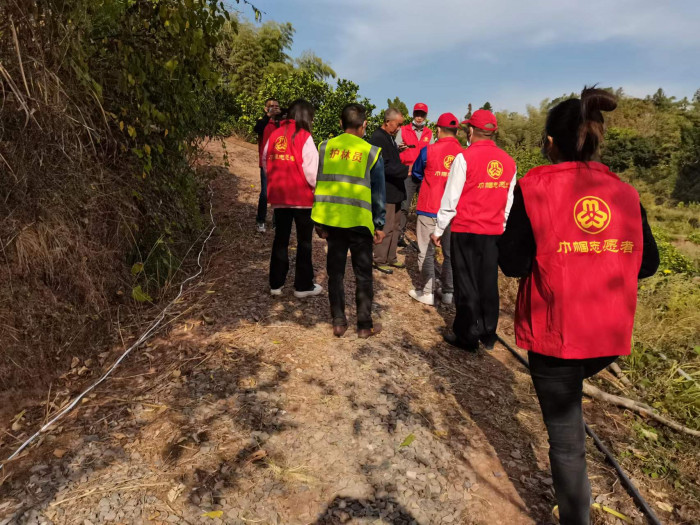 县妇联深入山间林地宣传敲锣行动.jpg