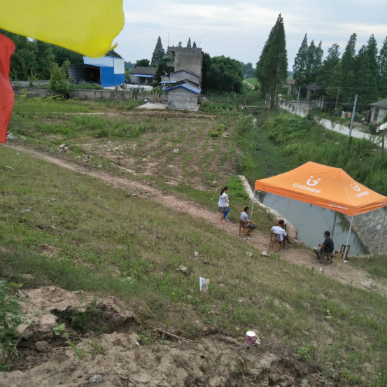 浪拔湖镇妇女群众在村中队值守剅涵.png