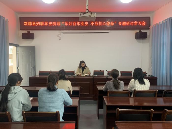 双牌县妇联学史明理“学好百年党史 不忘初心使命”专题研讨学习会 图片.jpg